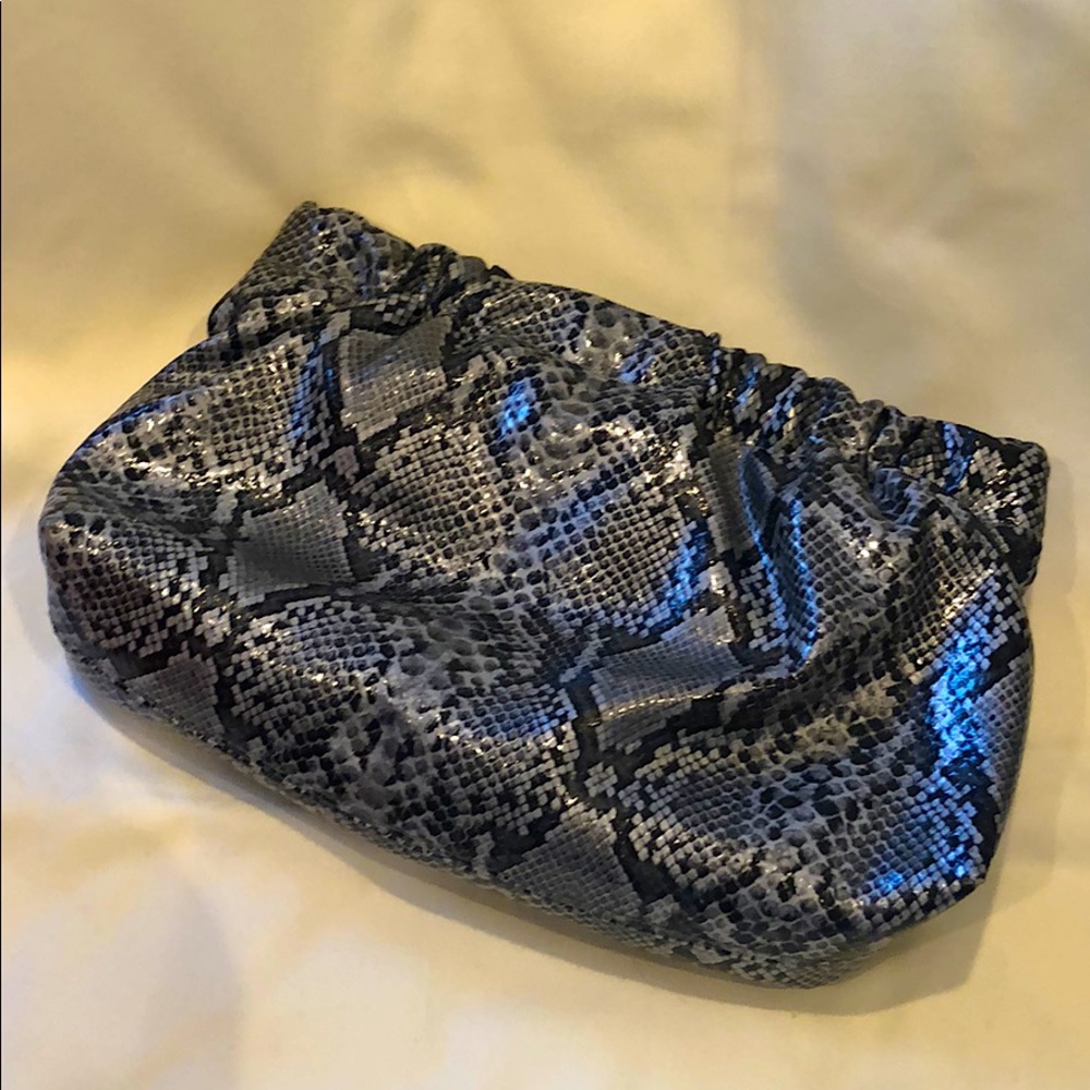 Faux Snake Skin Purse